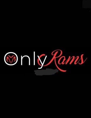Only Rams decal, Any Color, 38" Wide, Comes with a FREE 3" Ram head decal. - image1